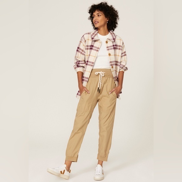 BA&SH Qetsia Topshirt Lady Jacket Womens Size Small‎ Plaid Collared Overshirt - Picture 2 of 9